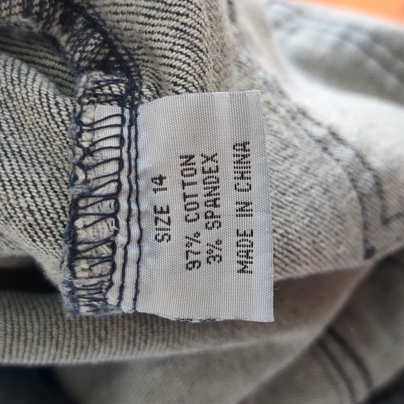 Blue Denim Casual Autumn School Madison Size 14 Jeans Pockets - Picture 8 of 13